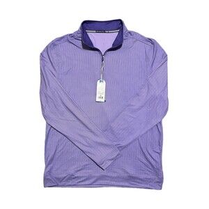 Southern Tide Purple Edgecrest Cruiser Quarter Zip Golf Pullover Size M NWT